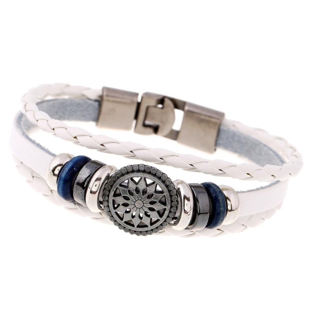 Urbane Belle Vintage Unisex Bracelet | White